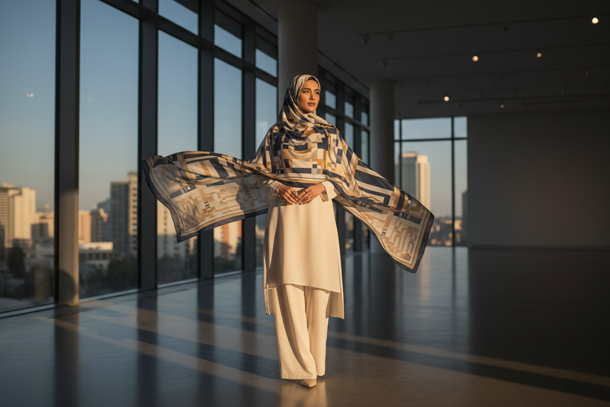 Model Hijab